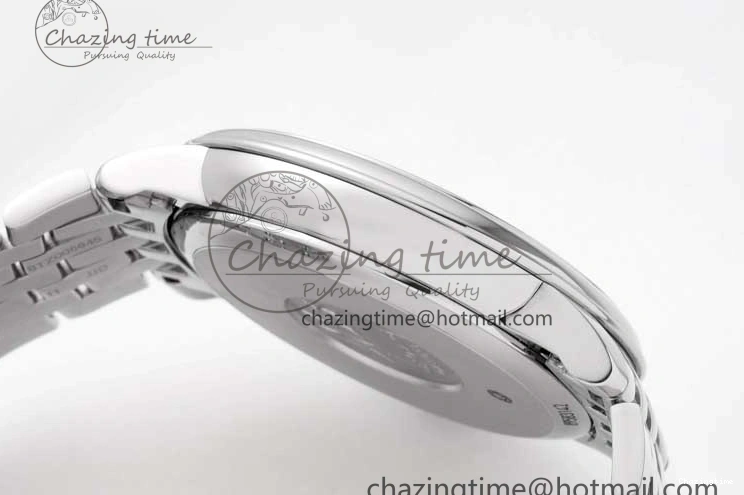 0503 Casual De Ville SS DIWF 1:1 Best Edition White Dial RG Markers on SS Bracelet MIYOTA 7847